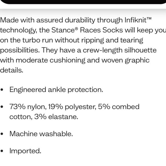 STANCE UNISEX CASUAL QUEEN RACES SIZE LARGE IN DUSTY ROSE - Picture 3 of 4